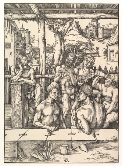Dom Łaźni.n.d. autorstwa Albrecht Dürer