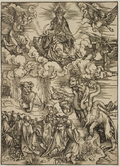Bestia z dwoma rogami jak baranek autorstwa Albrecht Dürer