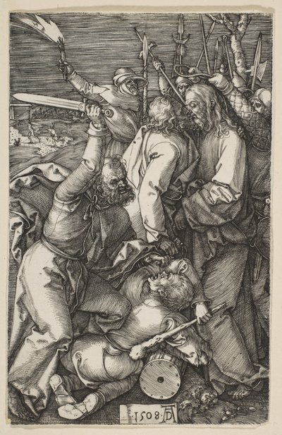 Zdrada Chrystusa, z Męki Pańskiej, 1508. autorstwa Albrecht Dürer