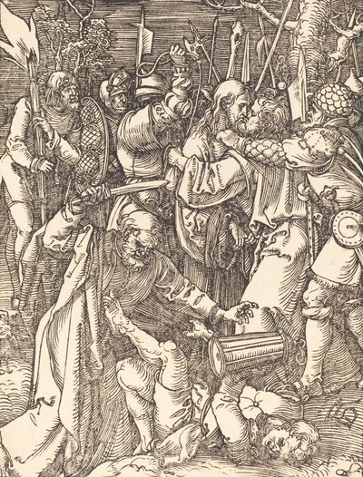 Zdrada Chrystusa, prawdopodobnie ok. 15091510. autorstwa Albrecht Dürer