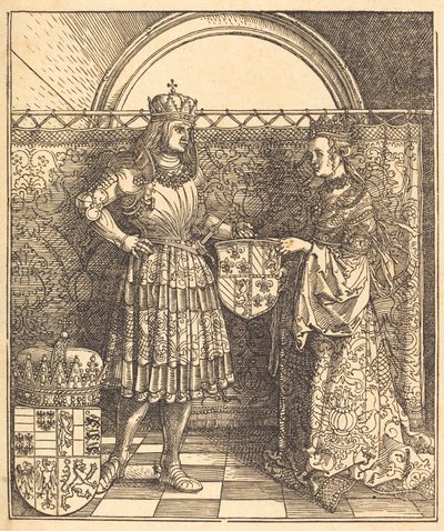Zaręczyny Maksymiliana z Marią Burgundii, 1515. autorstwa Albrecht Dürer