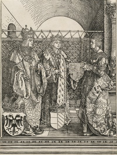 Zaręczyny Filipa Pięknego z Joanną z Kastylii, 1515. autorstwa Albrecht Dürer