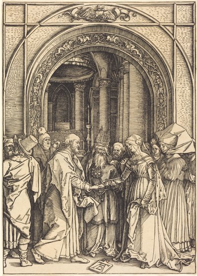 Zaślubiny Marii Panny autorstwa Albrecht Dürer