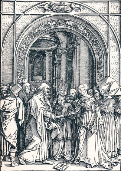 Zaręczyny Dziewicy, 1506 1906. autorstwa Albrecht Dürer