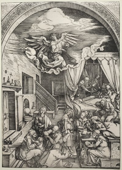 Narodziny Dziewicy autorstwa Albrecht Dürer