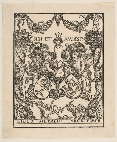 Ekslibris Willibalda Pirckheimera.n.d. autorstwa Albrecht Dürer