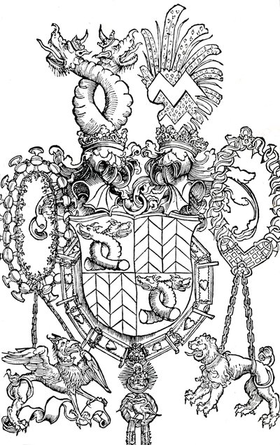 Herb Floriana Waldaufa, 1500 1906 autorstwa Albrecht Dürer