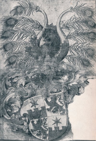 Herb Wilhelma i Wolfganga Roggendorffów, 1520 1906 autorstwa Albrecht Dürer