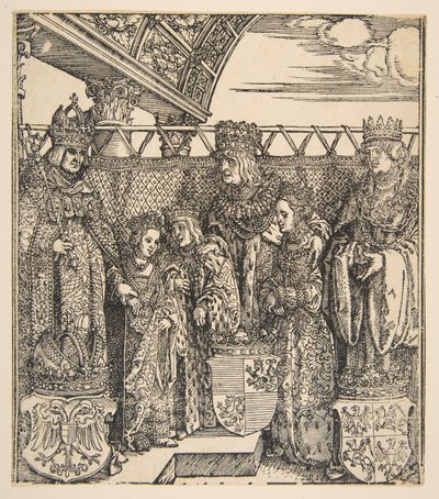 Kongres Książąt w Wiedniu.n.d. autorstwa Albrecht Dürer