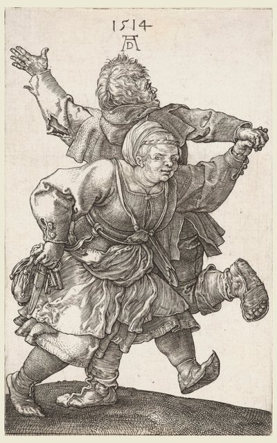 Tańczący chłopi autorstwa Albrecht Dürer