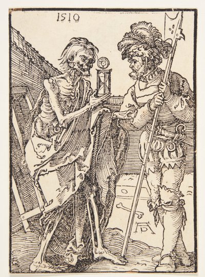 Śmierć i Żołnierz autorstwa Albrecht Dürer