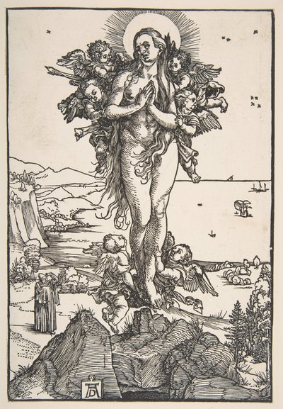 Ekstaza św. Marii Magdaleny.n.d. autorstwa Albrecht Dürer