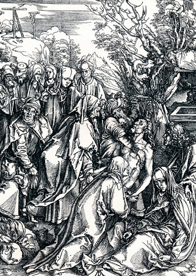 Złożenie do grobu, 1498 1906 autorstwa Albrecht Dürer