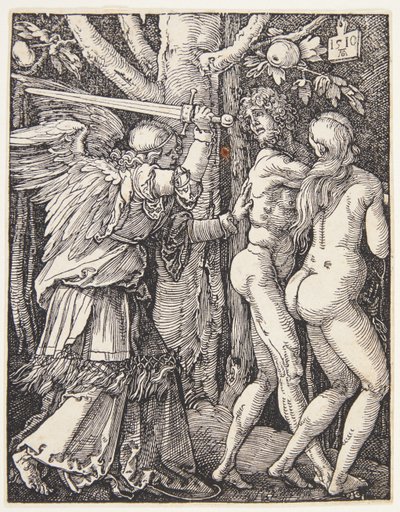 Wypędzenie z raju autorstwa Albrecht Dürer