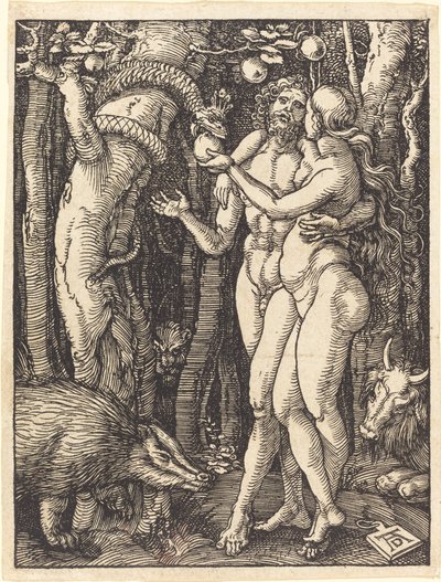 Upadek człowieka autorstwa Albrecht Dürer
