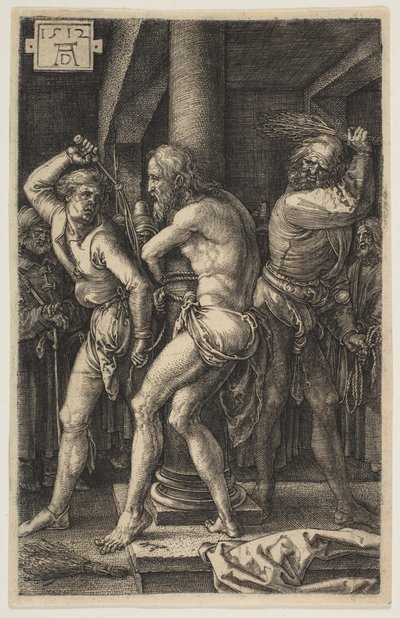 Biczowanie z „Pasji”, 1512. autorstwa Albrecht Dürer