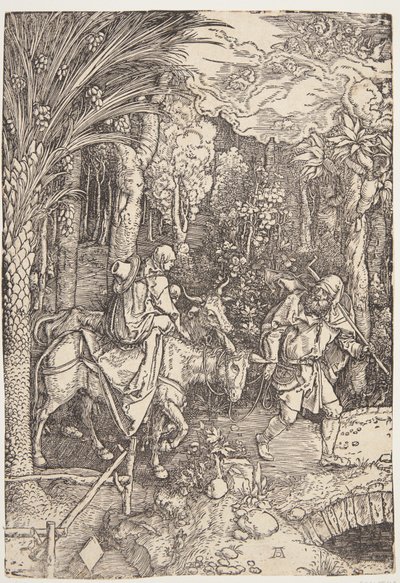 Ucieczka do Egiptu autorstwa Albrecht Dürer