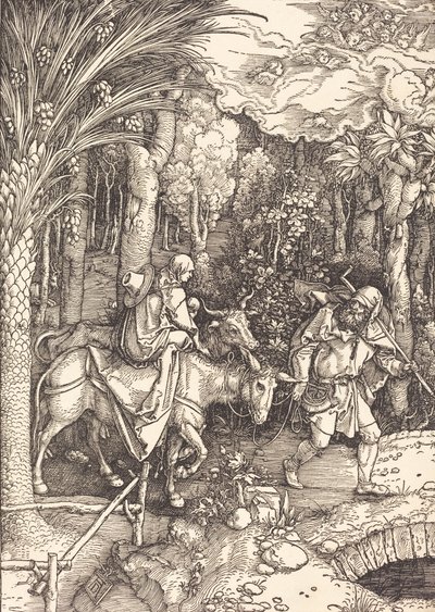 Ucieczka do Egiptu, c. 1504. autorstwa Albrecht Dürer