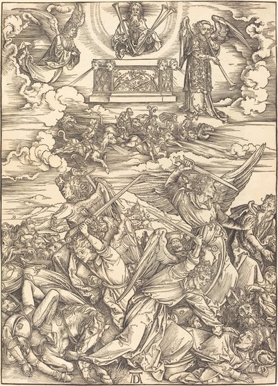 Cztery Anioły Zemsty autorstwa Albrecht Dürer