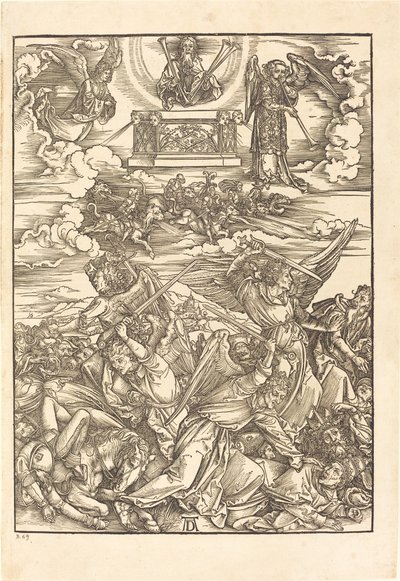 Cztery Anioły Zemsty autorstwa Albrecht Dürer