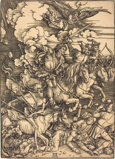Czterej Jeźdźcy autorstwa Albrecht Dürer