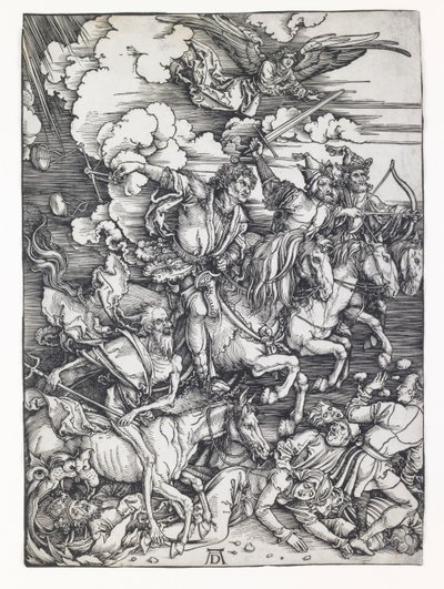 Czterej Jeźdźcy Apokalipsy autorstwa Albrecht Dürer
