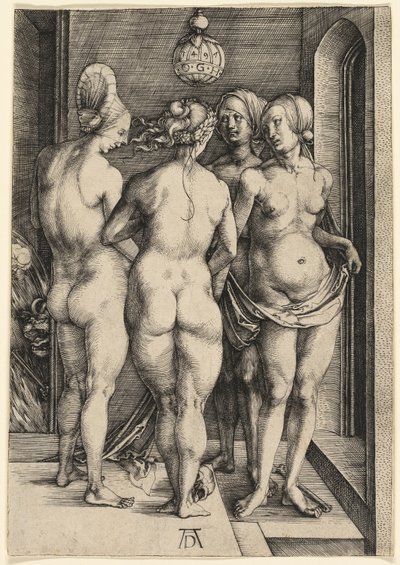 Cztery nagie kobiety autorstwa Albrecht Dürer