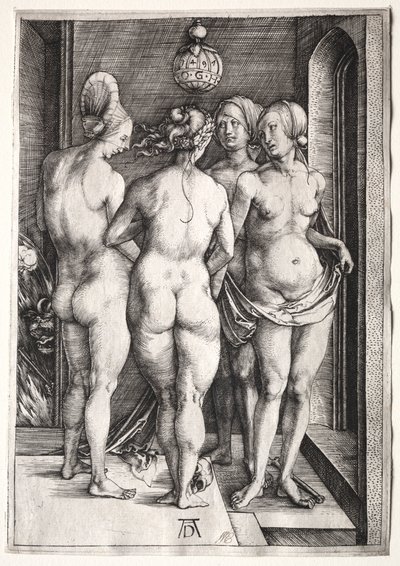 Cztery czarownice (cztery nagie kobiety) autorstwa Albrecht Dürer