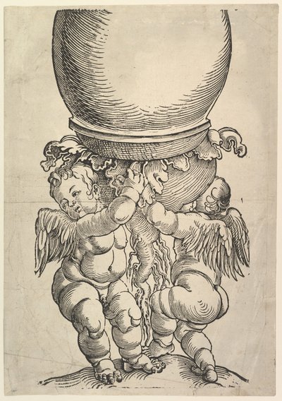 Dolny blok Wielkiej Kolumny, 1517. autorstwa Albrecht Dürer