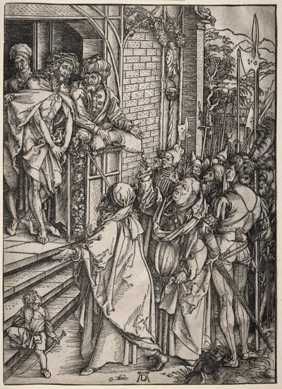 Wielka pasja: Chrystus ukazany ludowi. autorstwa Albrecht Dürer