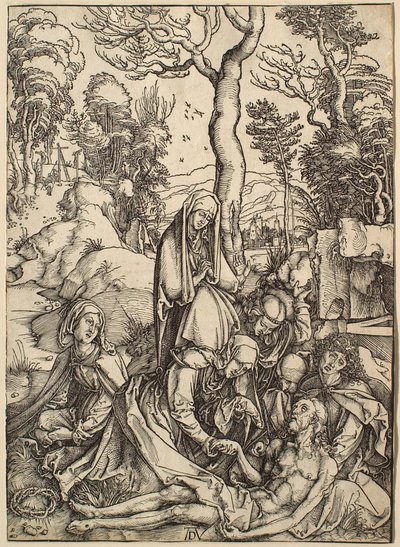 Wielka Pasja: Opłakiwanie autorstwa Albrecht Dürer