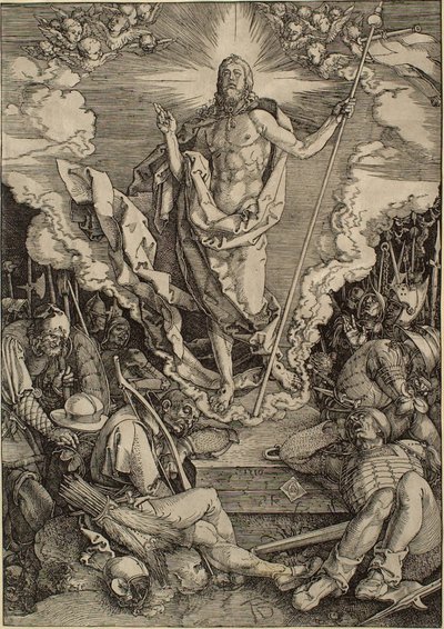Wielka Pasja: Zmartwychwstanie autorstwa Albrecht Dürer
