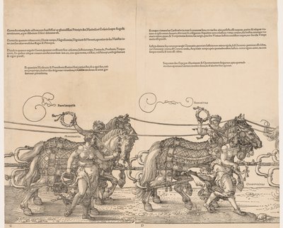 Wielki Triumfalny Wóz Cesarza Maksymiliana autorstwa Albrecht Dürer