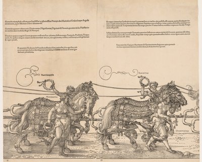 Wielki Wóz Triumfalny cesarza Maksymiliana, 1523. autorstwa Albrecht Dürer