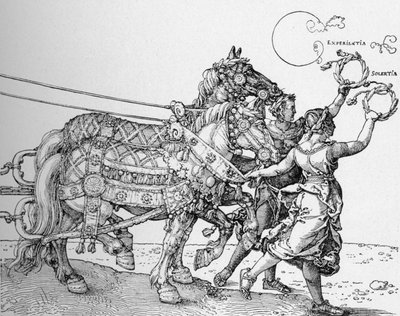 Wielki Wóz Triumfalny cesarza Maksymiliana, 1523, 1906 autorstwa Albrecht Dürer