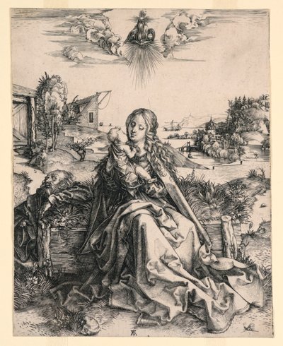 Święta Rodzina z Motylem autorstwa Albrecht Dürer