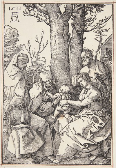 Święta Rodzina z Joachimem i św. Anną autorstwa Albrecht Dürer