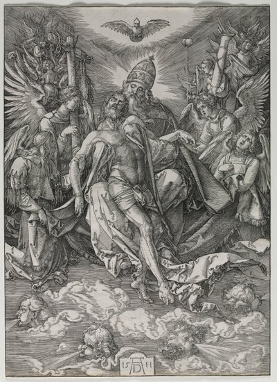 Święta trójca autorstwa Albrecht Dürer