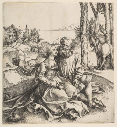 Źle dobrana para, ca. 1495. autorstwa Albrecht Dürer