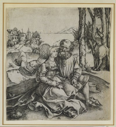 Źle dobrana para, c.1495 autorstwa Albrecht Dürer