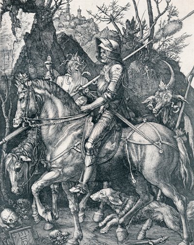 Rycerz, Śmierć i Diabeł, 1513 1906 autorstwa Albrecht Dürer