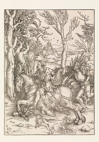 Rycerz i Landsquenet autorstwa Albrecht Dürer
