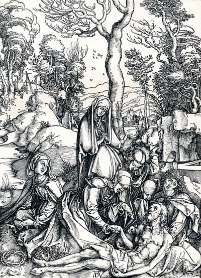 Opłakiwanie Chrystusa, 1498 1906 autorstwa Albrecht Dürer