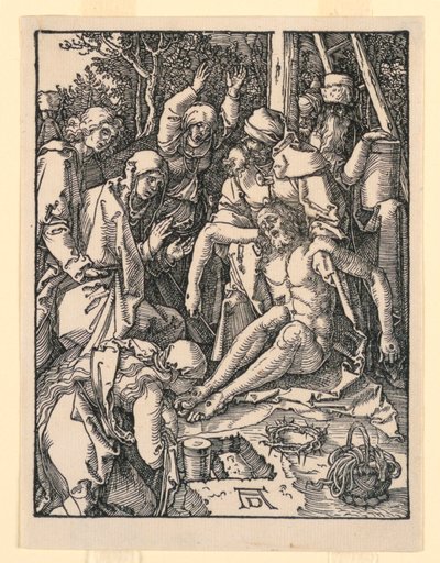 Lamentacja, z serii Mała pasja autorstwa Albrecht Dürer