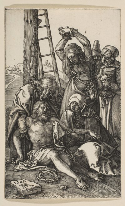 Lamentacja, z Męki Pańskiej, 1507. autorstwa Albrecht Dürer