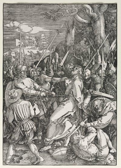 Wielka pasja: zdrada Chrystusa autorstwa Albrecht Dürer