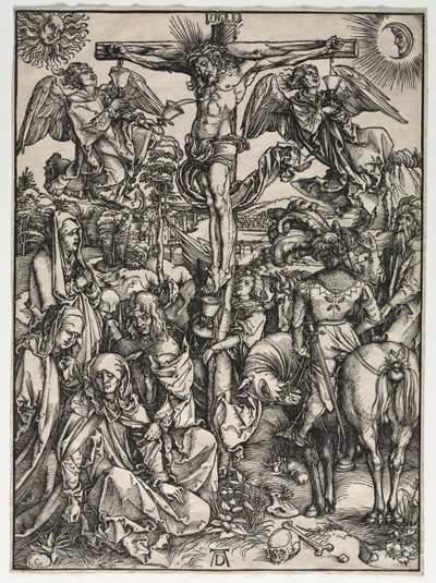 Wielka Pasja: Ukrzyżowanie autorstwa Albrecht Dürer