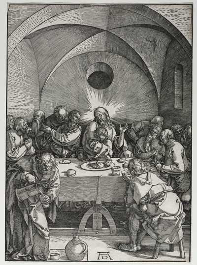 Wielka Pasja: Ostatnia Wieczerza autorstwa Albrecht Dürer