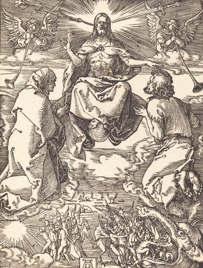 Sąd Ostateczny, prawdopodobnie ok. 15091510. autorstwa Albrecht Dürer