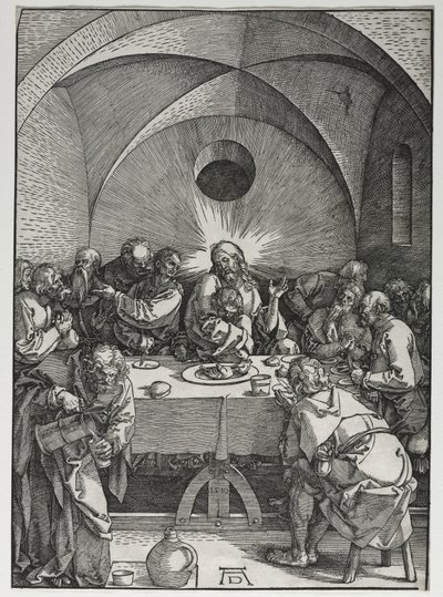 Wielka Pasja: Ostatnia Wieczerza autorstwa Albrecht Dürer